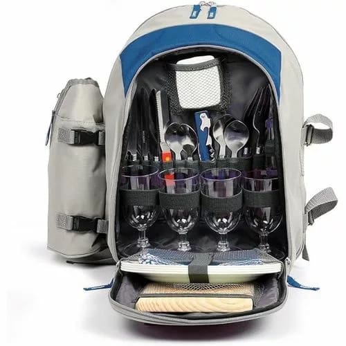 Sac à Dos Pique-Nique LIVOO pour 4 Personnes (SE970B) Sac à Dos Pique-Nique LIVOO pour 4 Personnes (SE970B)